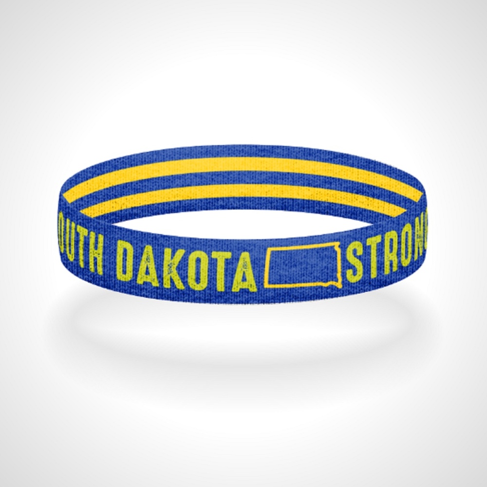 Reversible South Dakota Strong Bracelet Wristband